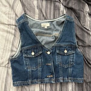 PacSun Blue Denim Women's Vest